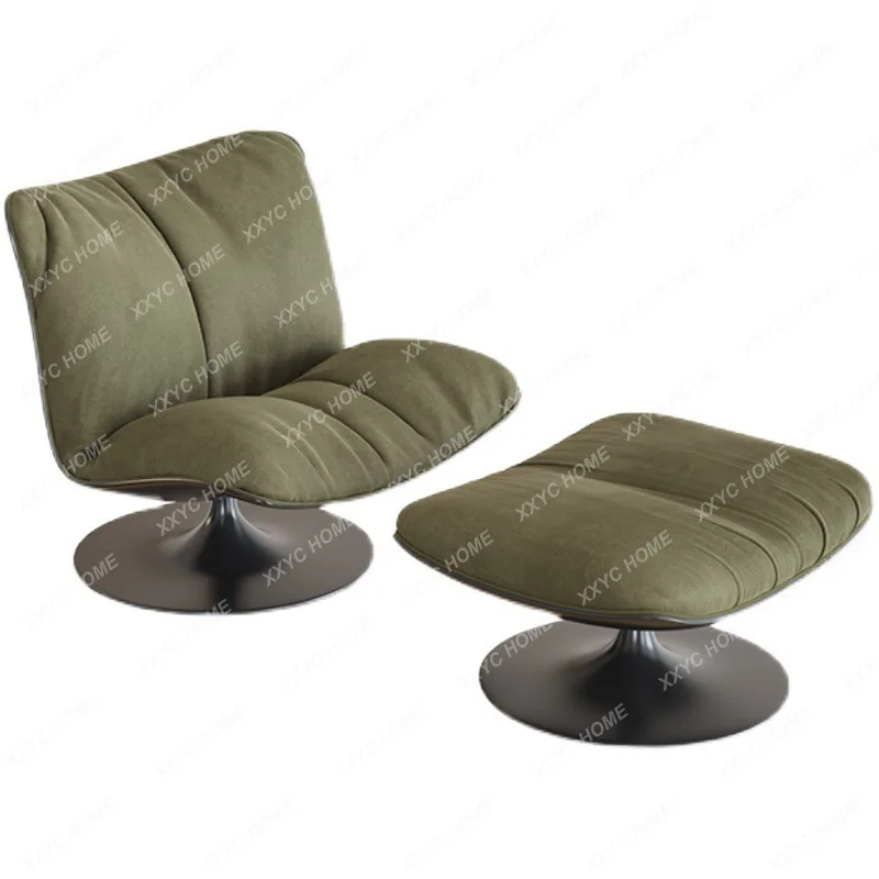 

Single Leisure Chair Living Room Bedroom Designer Minimalist Swivel Chair