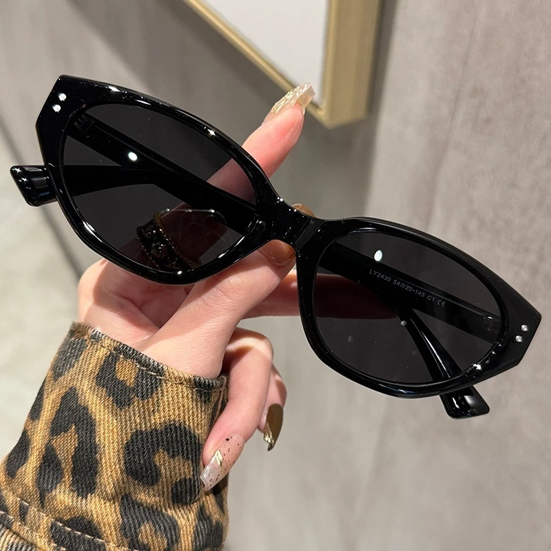 CLLOIO Fashion Small Cat Eye Prescription Reading Sunglasses