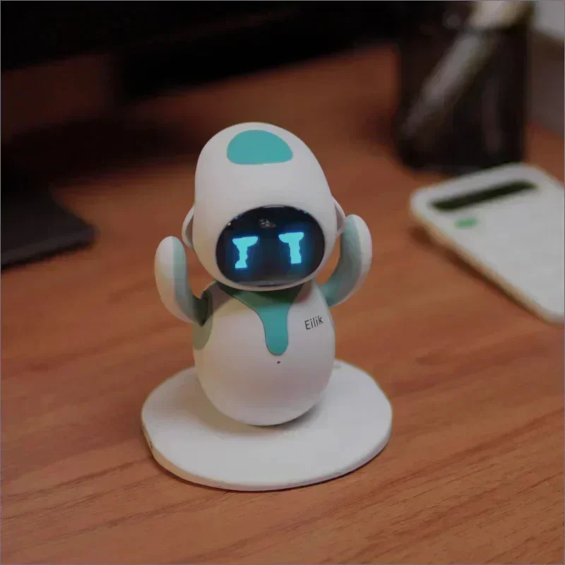 Original Eilik Smart Robot Emotional Interaction Vocal Multiple Mode Electronic Automation Ai Robot Cute Blue/Pink Gifts