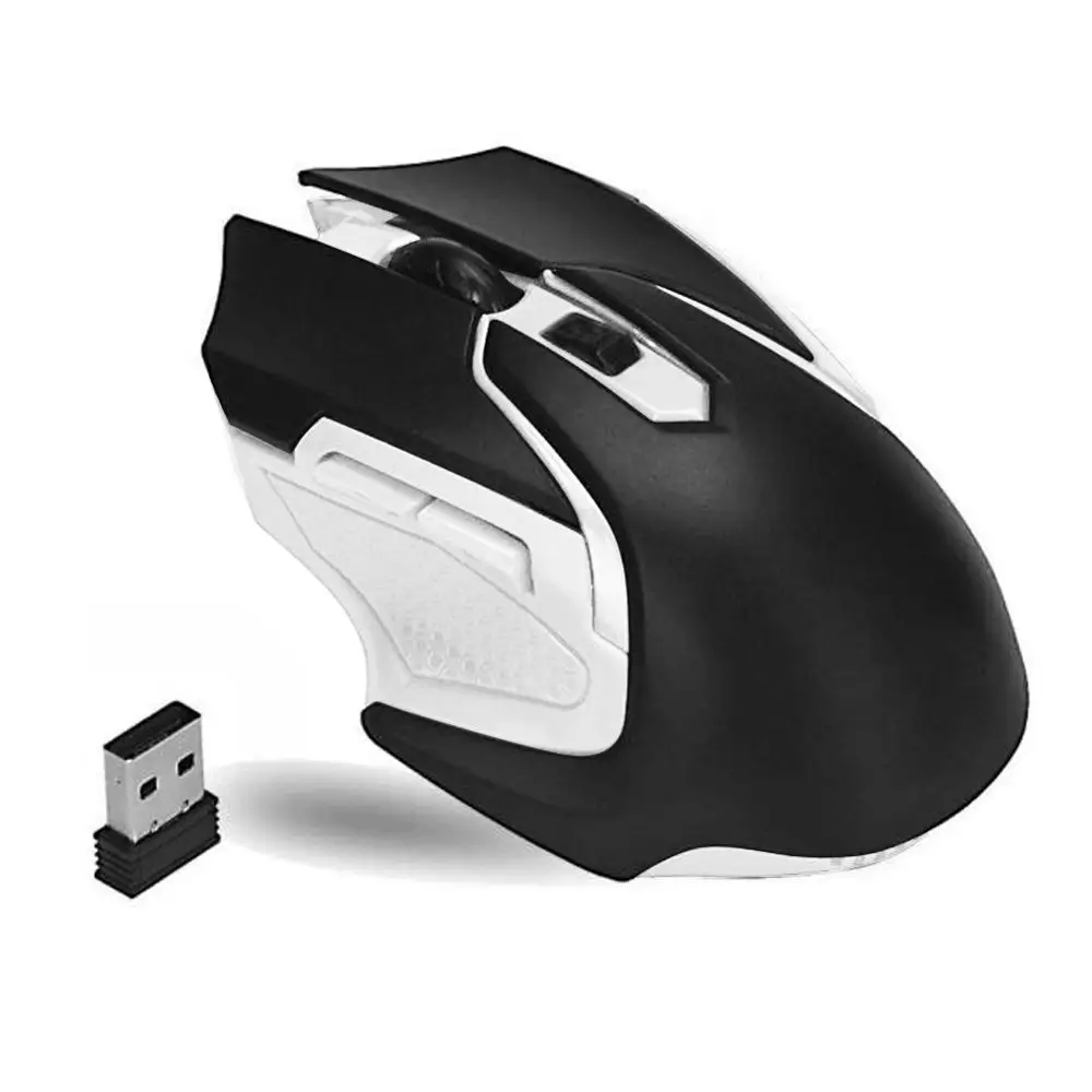 2.4GHz Wireless Optical Gaming Mouse 3-Speed 1600dpi Silent Flashing Wireless Mice USB Game Backlight Mouse For PC Laptop silent wireless mouse Mice