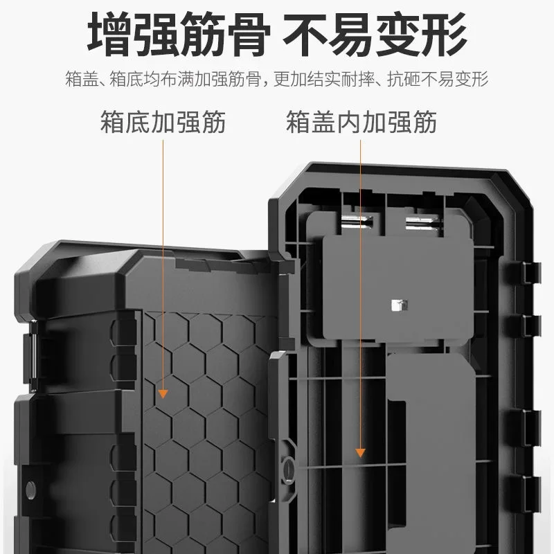 Household maintenance tools portable electrical box multifunctional large hardware toolbox car storage box tool organizer 4