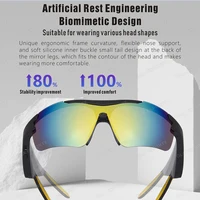 New Intelligent AI Sports Glasses Bluetooth Smart Glasses UV Protection Voice call Outdoors Sports Waterproof Cycling Sunglasses - Image 4