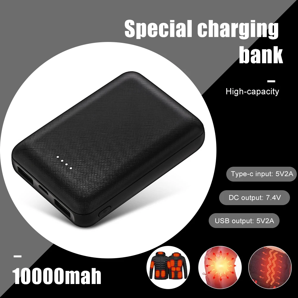 Batterie Externe Portable 20000mAh, Chargeur Électrique pour Chauffage,  Écharpe, Chaussettes, Gants - AliExpress