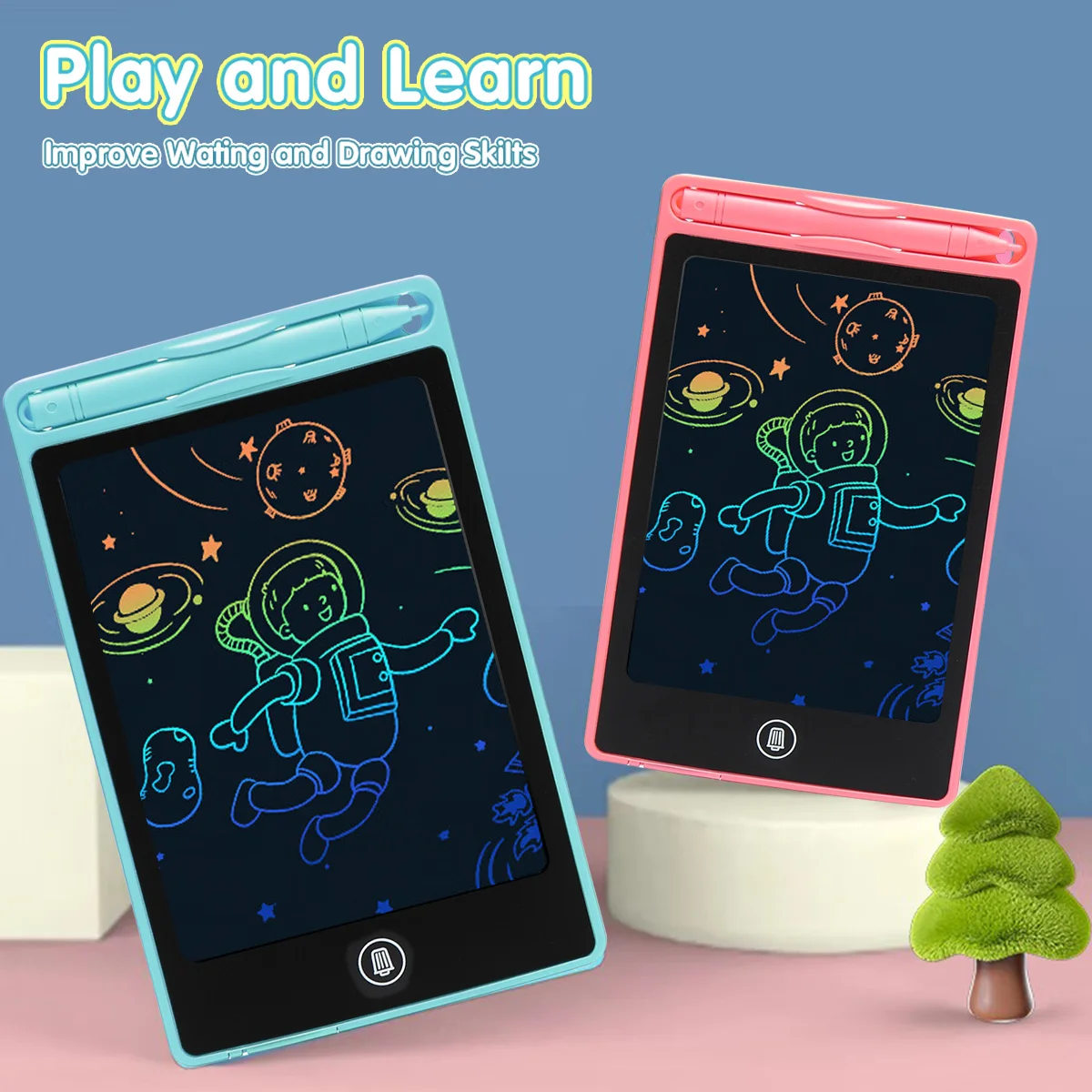 6.5/8.5/10/12/16Inch LCD Writing Tablet Drawing Digit Magic Blackboard Graffiti Sketchpad Portable Handwriting Pads Kids Gifts