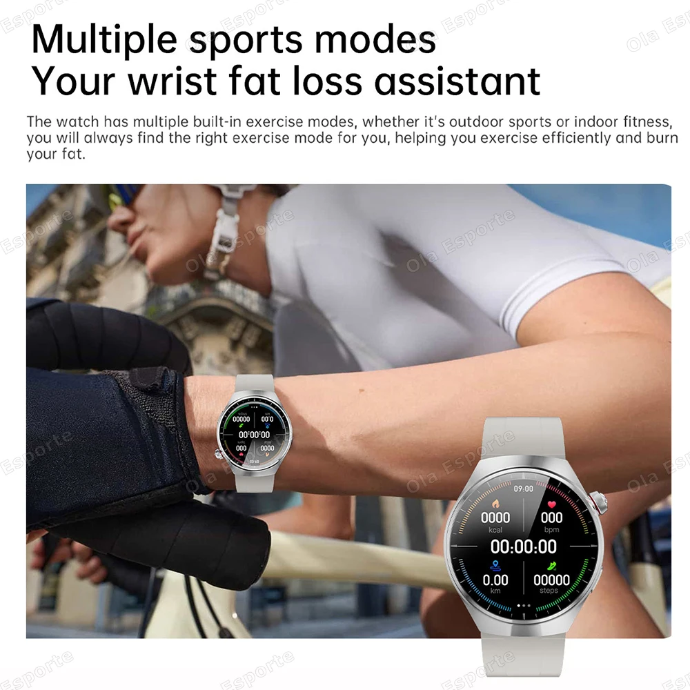 4IN1 Smart Watch Men Waterproof Bluetooth Call GPS NFC Sports Fitness Heart Rate Monitor Smartwatch Digital Watches Women Gifts
