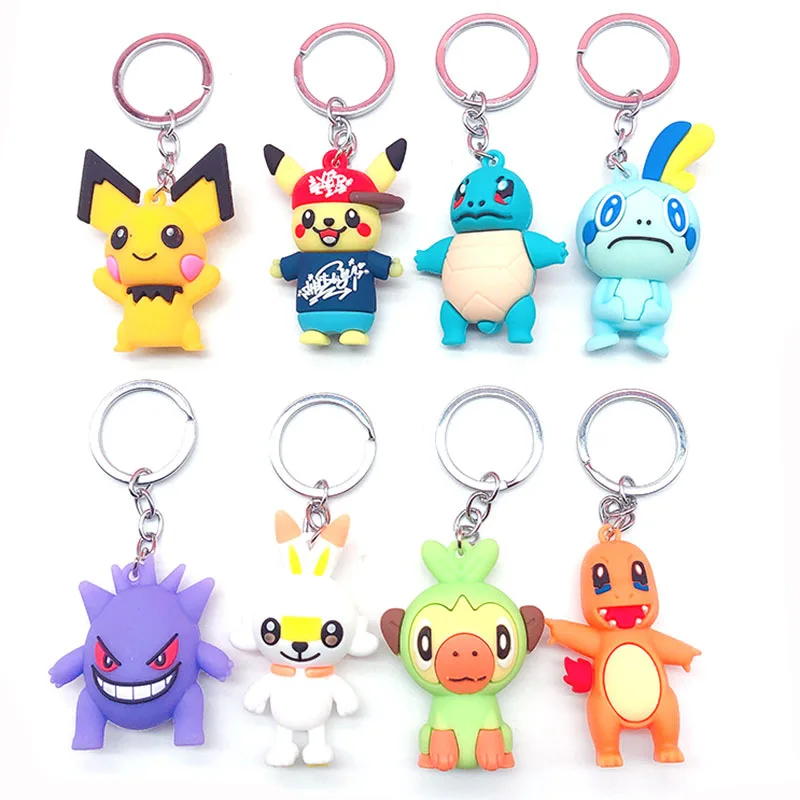 Pokemon Mini Figure Keychain Pokemon Charmander Keychain Pokemon