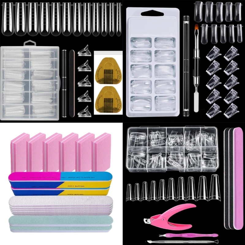 

Coffin Tips Set Long Tips for Acrylic Nails Professional Tips R3MF