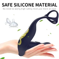 Prostata Massager Anal Vibrator Stich Vibrierende 14 Modi Remote Cock Ring Butt Plug P Spot Stimulator Erwachsene Sex Spielzeug für männer 6