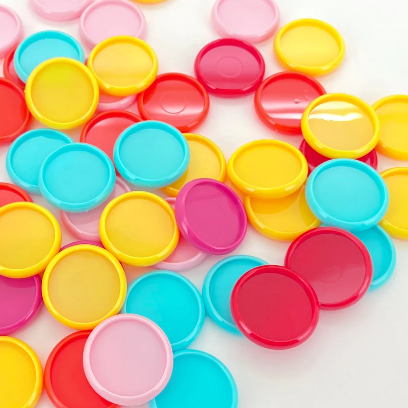 28mm Plastic Ring Binder Disc Binding Plastic Discs for Notebook and Journal Planner Mushroom Hole Planner Binding Discs 100pcs