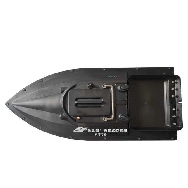 ST70 GPS Speedboat Smart Fixed Speed Cruise Radio RC 500M Fishing Bait Boat 2.5KG Loading Hoppers Remote Control Fish Finder 3