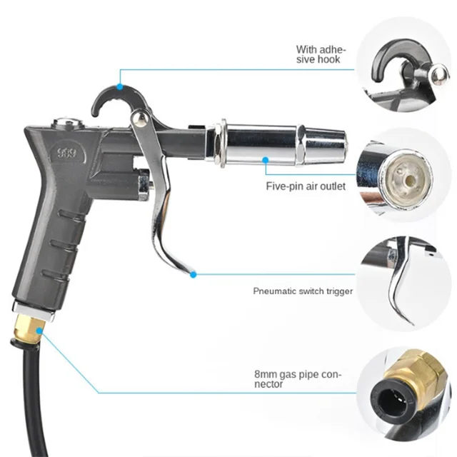 110V/220V Antistatic Air Gun Ionizing Air Gun Electrostatic Gun with High Voltage Generator. 4