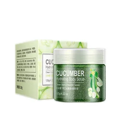 120g Boquanya Cucumber Moisturizing Body Scrub Exfoliating Cleansing Moisturizing Rubbing Mud Exfoliating Free Shipping