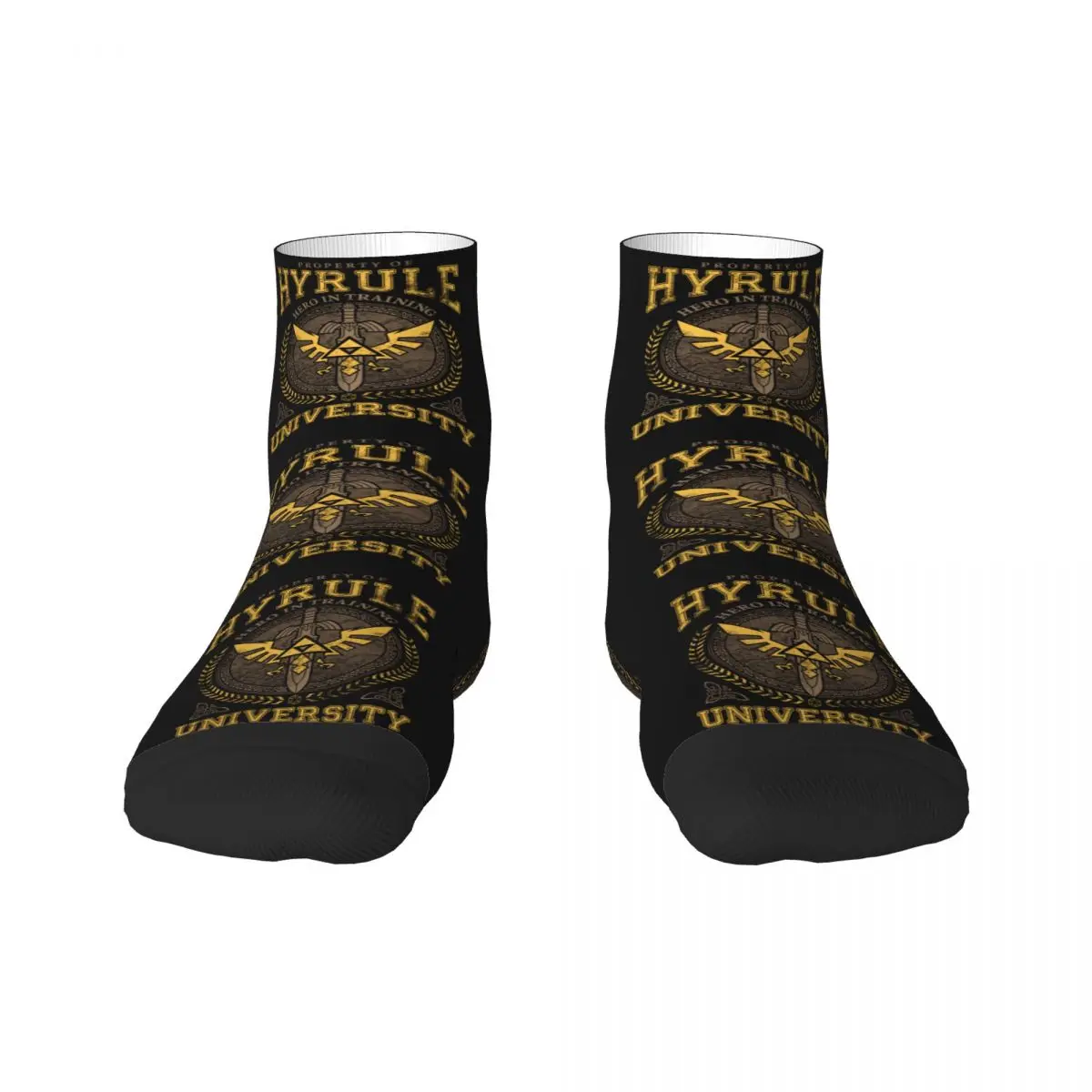 Kawaii Hyrule University Socks Donna Uomo Warm 3D Printed Legend Of Zeldas Calzini Sportivi Da Basket