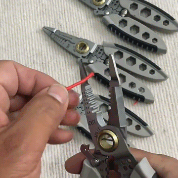 Pelacables multiusos de 7 pulgadas, herramienta profesional de regalo,  alicates de prensado de electricista, cortadores de cables, herramienta de  mano - AliExpress