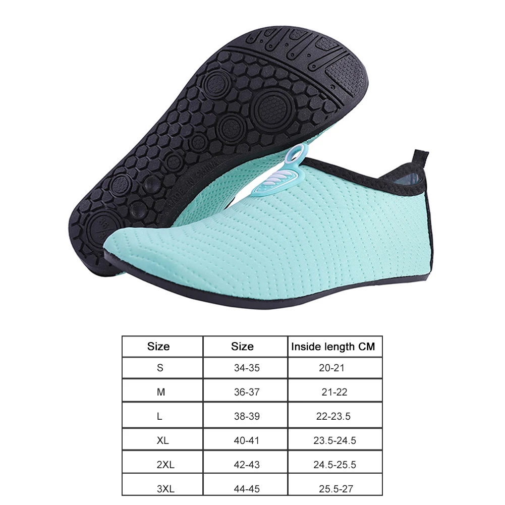 Water Shoes Aqua Shoes Diving Shoes Barefoot Shoes Sandals Slippers Flip Flops Anti-slip Sea Swimming Slippers