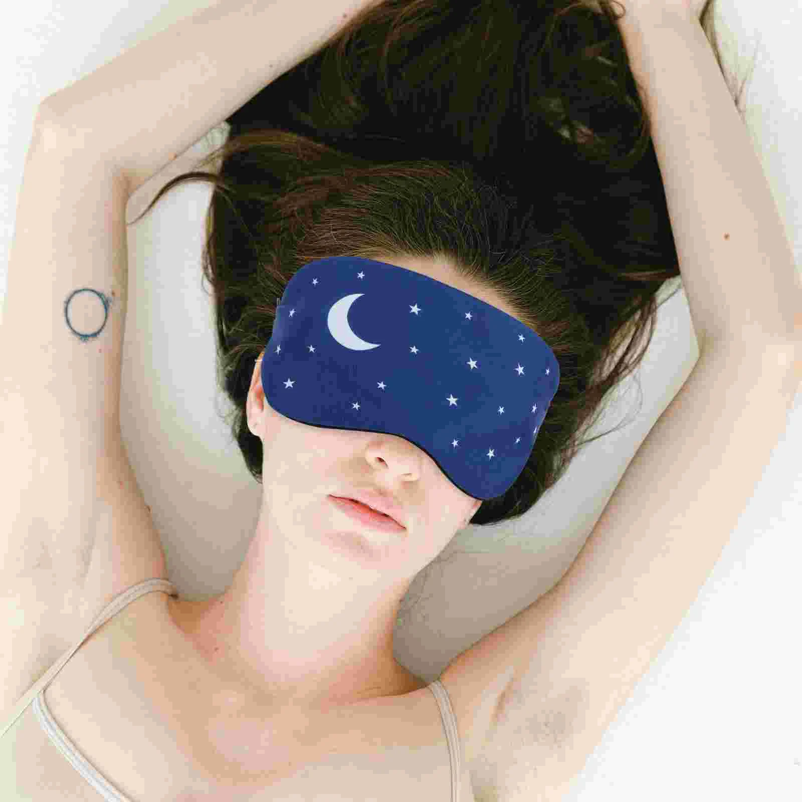 Cooling Eye Mask Massage Sleeping with Gel Covers Eyes Cold Antifas for 3d Coverings Men to Travel 6