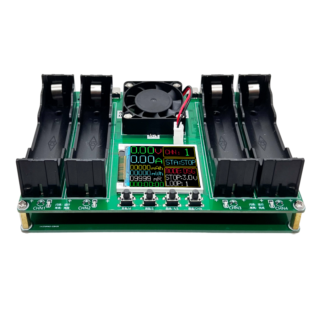  LCD Display Battery Capacity Tester MAh MWh Lithium Battery Digital Battery Power Detector Module 18650 Battery Tester Type-C 