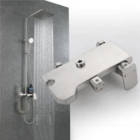 ชุดฝักบัวห้องน้ำสแตนเลส304ชุดก๊อกน้ำในครัวเรือนก๊อกน้ำอ่างอาบน้ำติดผนังก๊อกน้ำฝักบัวอาบน้ำ 1