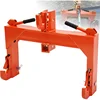 3 Point Quick Hitch fits Cat 1 with 2" Receiver, 3000lbs, Orange 1