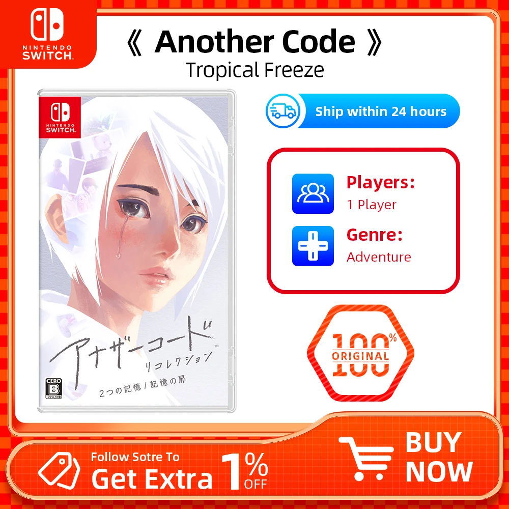 Another Code: Recollection-cartucho de juegos de Nintendo Switch, tarjeta  física, compatible con TV, sobremesa, modo portátil - AliExpress