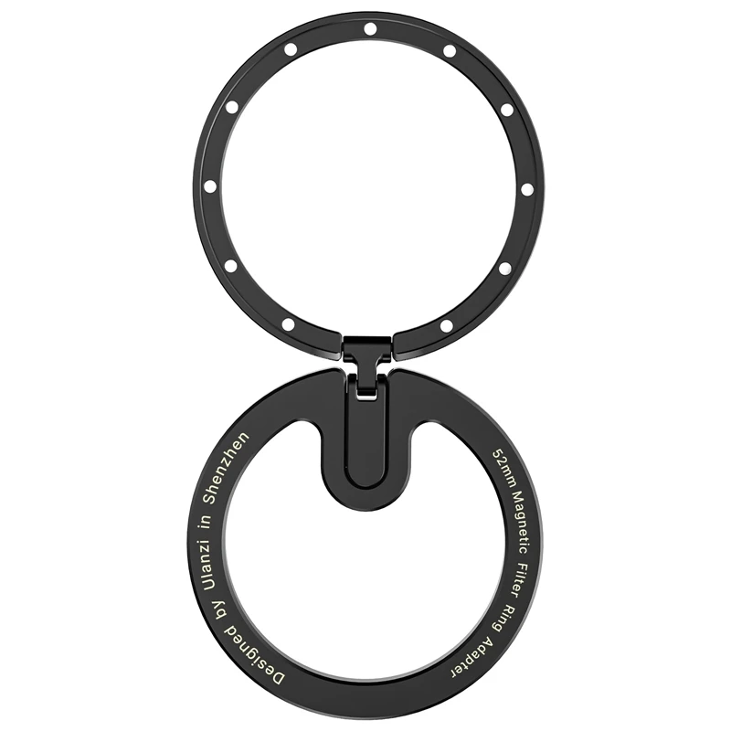 Ulanzi 52mm MagFilter Magnetic Filter Adapter Ring for iPhone 16 15 14 13 12 Pro Max Android Smartphone Foldable Portable Ring