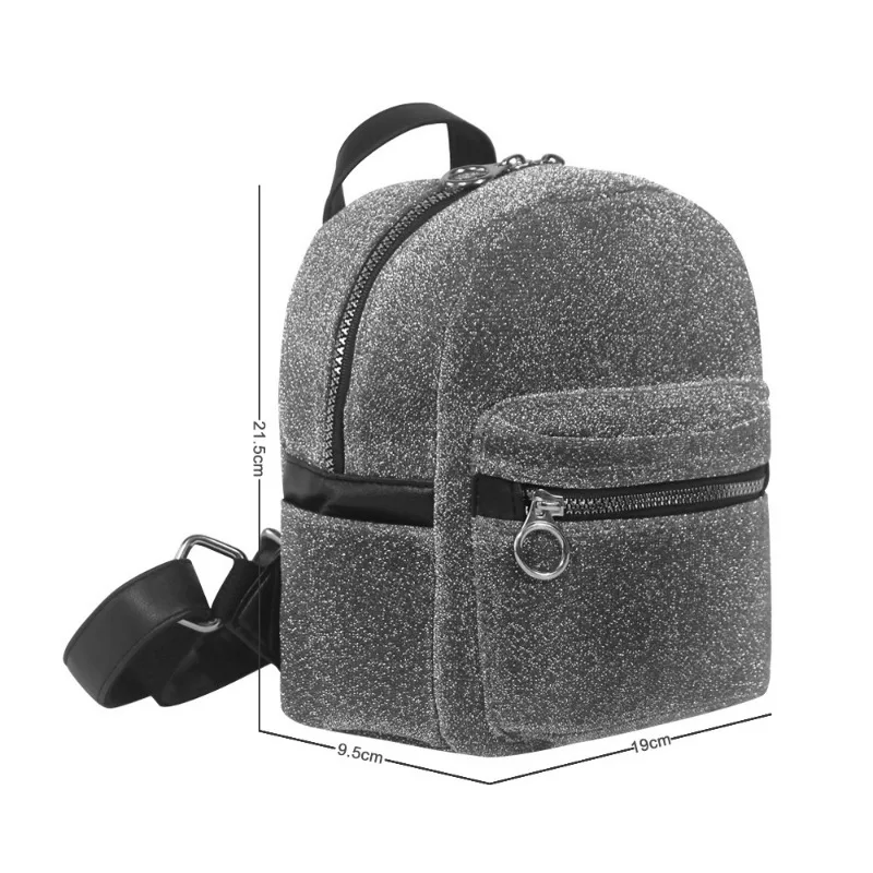 Backpack Women's 2024 New Cool Colorful Multi-functional Schoolbag Fashion Large Capacity Travel Bag Wholesale