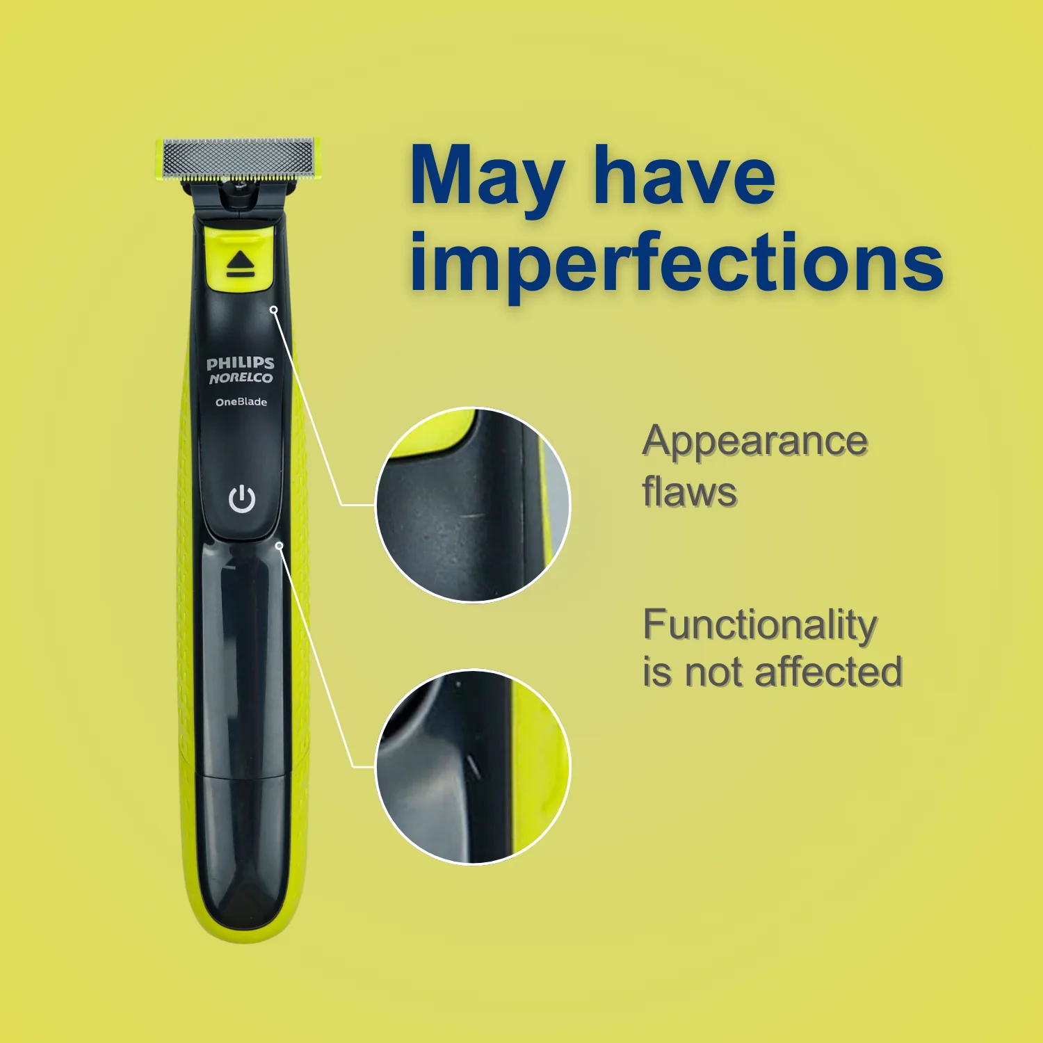Philips Norelco OneBlade Shaver QP2520/70 Electric Trimmer face shaver hair shaver hair remover facial hair remover No Original Box
