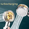 1PC Turbocharged Shower Head Handheld High Pressure Shower Head Enhanced Water Leakage and Anti Drop Household Shower Head 1