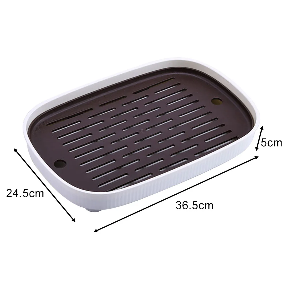 Rabbit Litter Tray Toilet Box Stain and Taste Resistant Extra Large Space Detachable Grids Smooth Corner Black