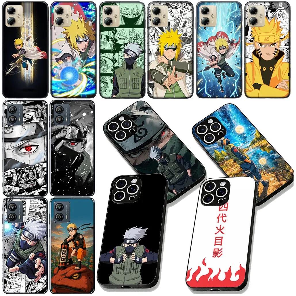 Kakashi and Minato Naruto Inspired Phone Cover