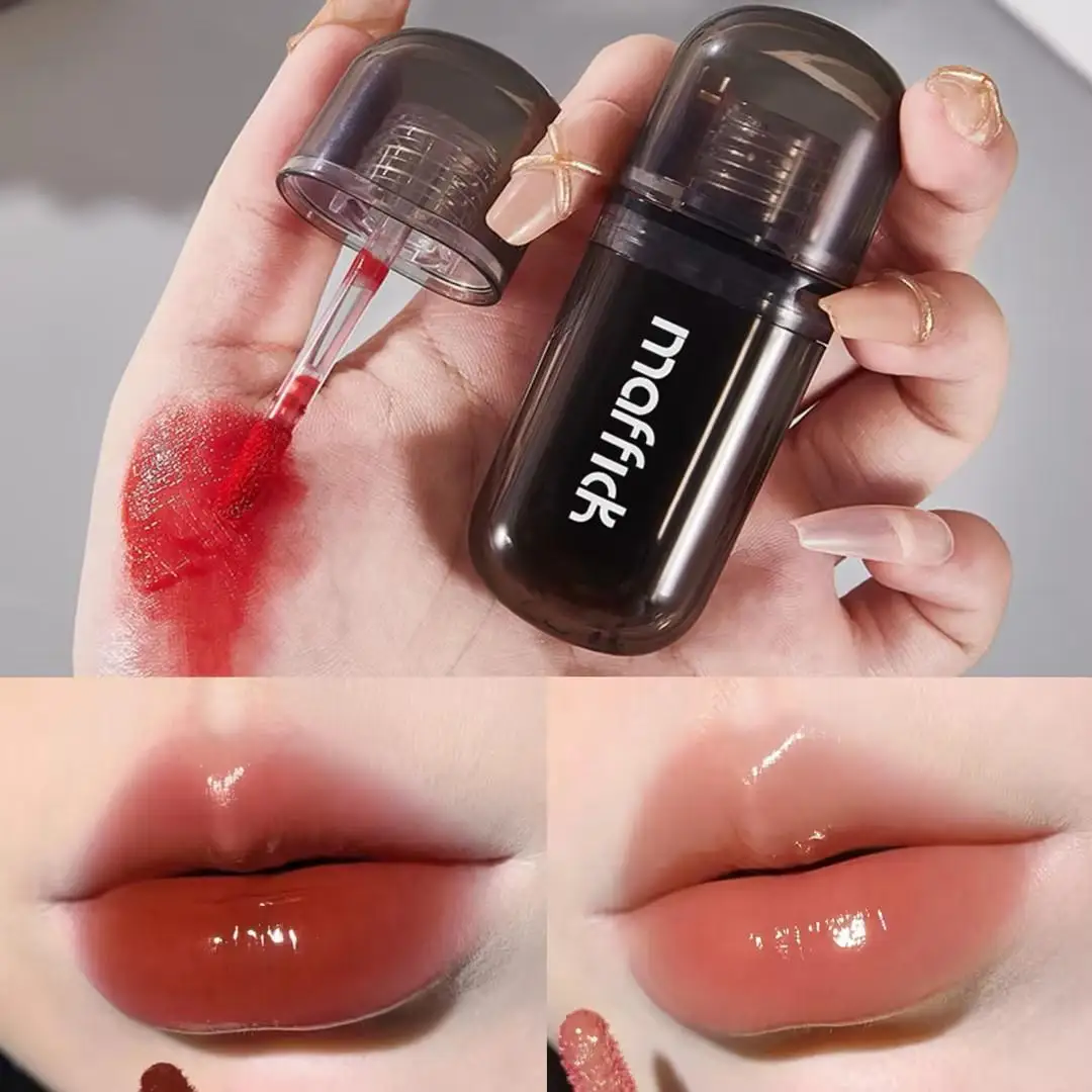 Waterproof Sweat Proof Non Smudging Small Tube Lip Gloss Moisturizing Long-lasting Lipstick lip makeup