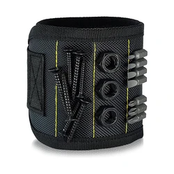 Magnetic Wristband with Enhanced Grip (Black)