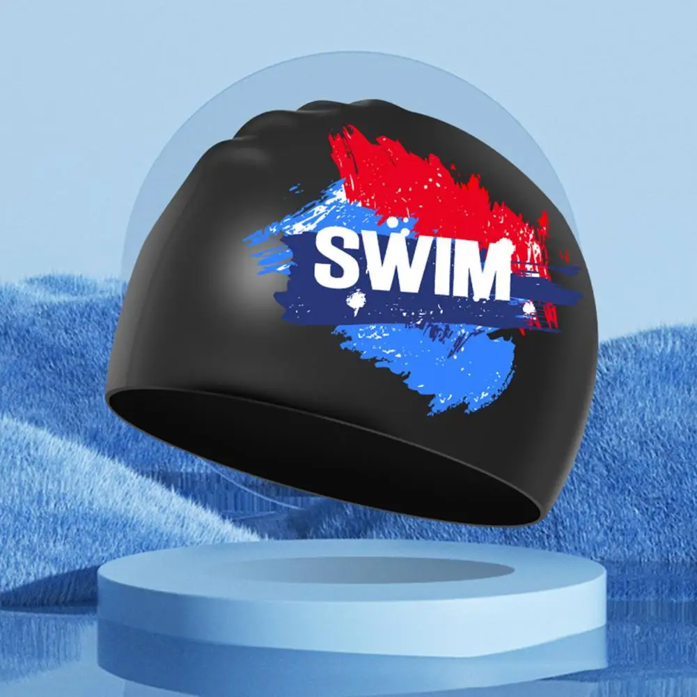 

Swimming Hat Convenient High Elastic Comfortable Ear Protection Unisex Swimming Hat for Men