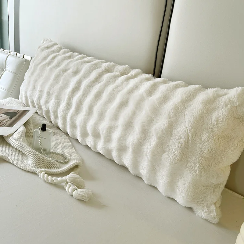 Description Picture 4 of itemLuxury Faux Fur Throw Pillowcase 120/150/180cm Winter Fluffy Plush Pillow Cover Home Decor Pillow Covers Body Long Cushion Cover