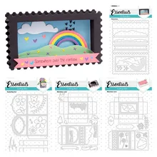 2022 New Exploding Box Theater Box Matchbox Metal Cutting Dies Scrapbook Decoration Emboss Template Make Diy Greeting Card Molds