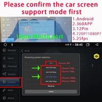 Car 360° panoramic system camera for Android multimedia screen, Android multimedia system with 360APP function - Image 3