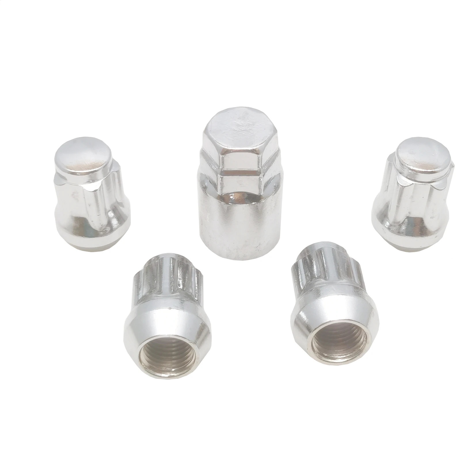 M12*1.5 Lock Wheel Tip Anti-theft Nut + Wrench 1 SET For FORD B-MAX GRAND C-MAX ECOSPORT FIESTA FOCUS KUGA MONDEO RANGER