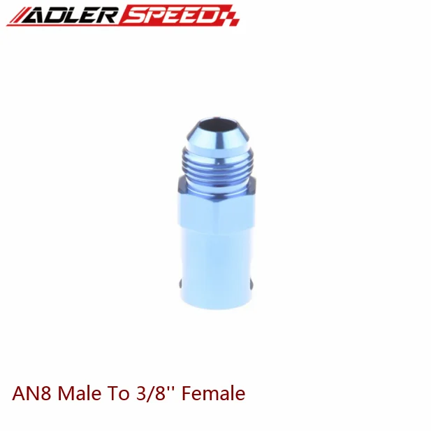 ADLERSPEED AN6-5/16 AN-6-3/8 AN8-3/8 암 빠른 연결 연료 라인 레일 어댑터, 파란색