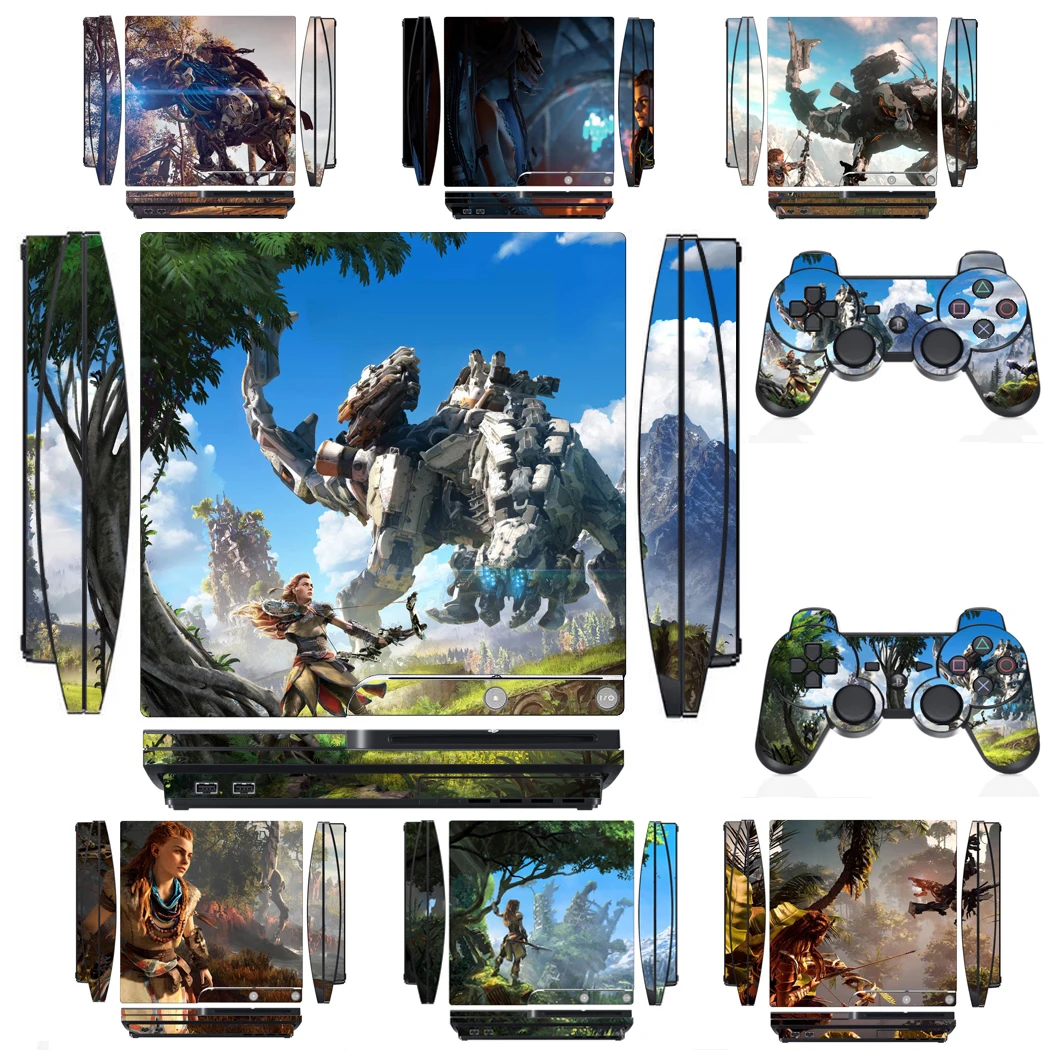 2001 Vinyl Skin Sticker Protector Per Sony Ps3 Slim Playstation 3 Slim E 2 Adesivi Per Pelli Controller