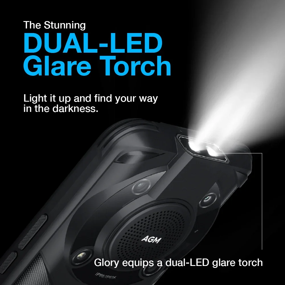 AGM Glory Pro 5G Thermal Imaging  Camera 6200mAh Large Capacity Battery  8GB 256GB Night Vision 20MP Supprot NFC 4