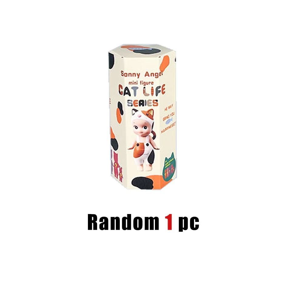 New Sonny Cat Blind Box for Kids, Life Action Figures, Toys, Ornaments, Dolls for Fans, Mystery Box, Christmas Gifts, Decorate