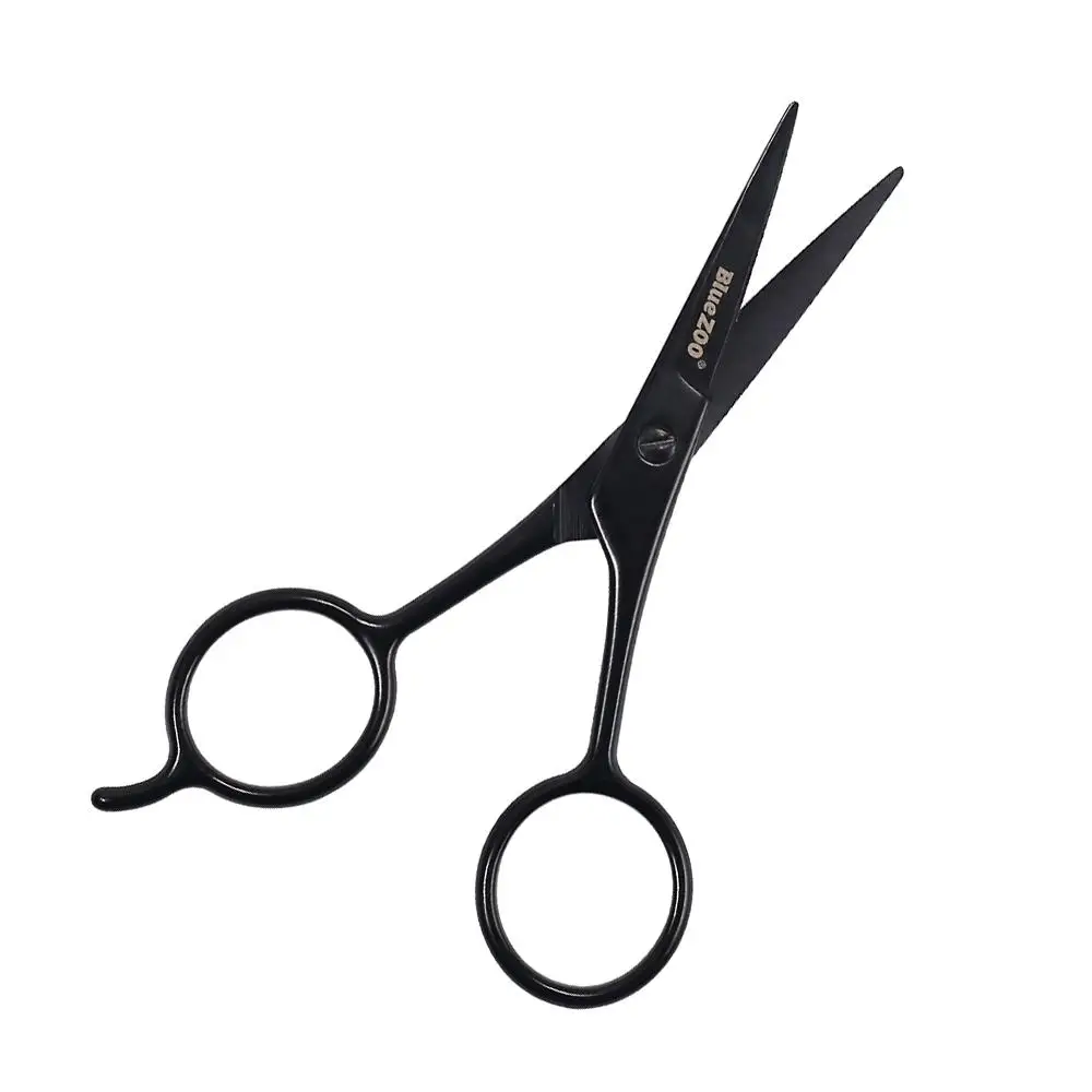 Stainless Steel Barber Beard Beauty Mustache Eyebrow Nose Trimming Scissor Clippers Grooming Styling Tool 6