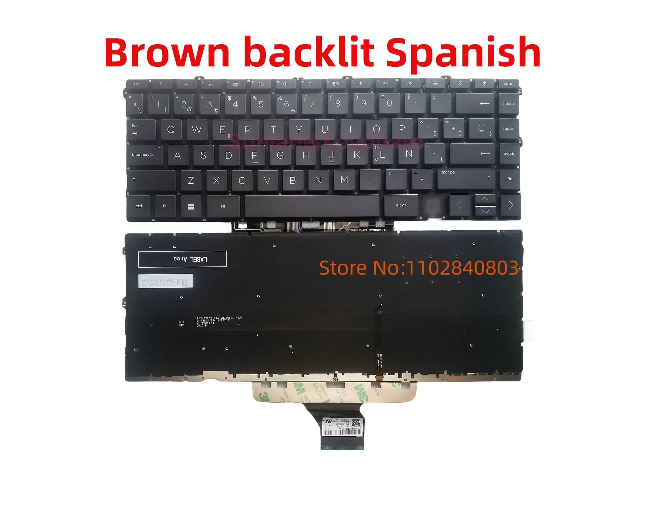 HP ENVY X360 용 노트북 키보드, 미국, 영국, 독일, 스페인어, 러시아어, 13-BA, 13T-BA, 13-BD, 13AY, 13-ba0000, 13-bd0000, 13t-bd00, 13-ay000
