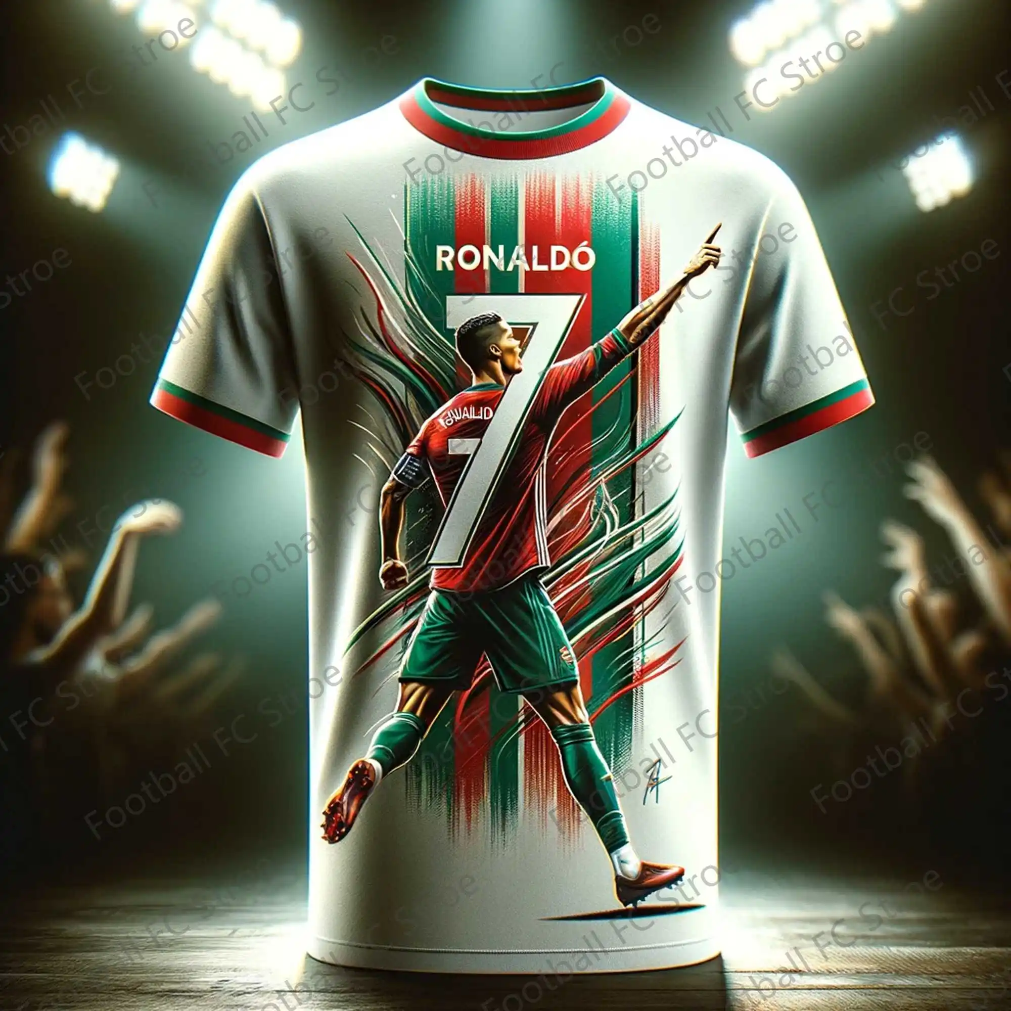 Ronaldos 7 Soccer Jersey For Kids And Adult