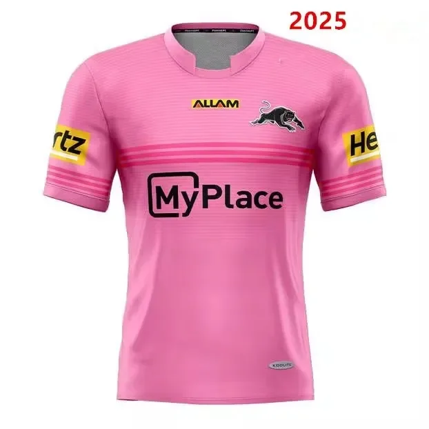 2025 PENRITH PANTHERS MEN'S ALTERNATE RUGBY JERSEY Size:S-5XL ( Print name and number ) 4