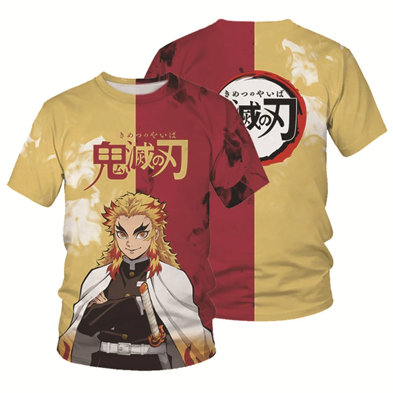 Summer Fashion Anime Demon Slayer Kochou Shinobu 3D T Shirt Kids Casual T-shirt Boy Girl Unisex Clothes Oversized Tshirt Tops T-Shirts cheap T-Shirts