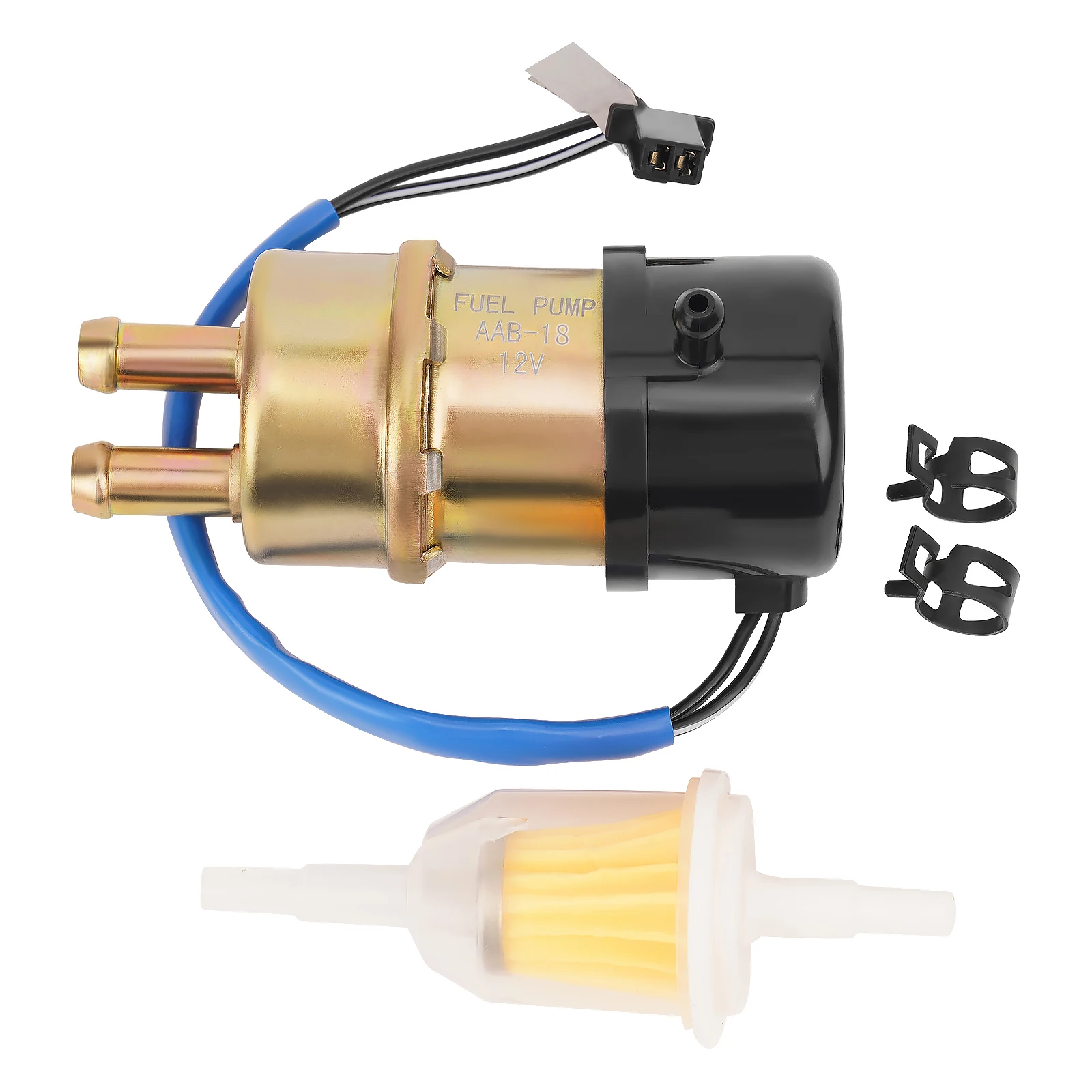 AHL 8mm Motorcycle Gasoline Fuel Pump For Yamaha XVS1100 XVS650 XV535 V-Star Virago XV1000 FZR600R FZR1000 Vmax FJ 1200 VMX1200 motorcycle fuel pump