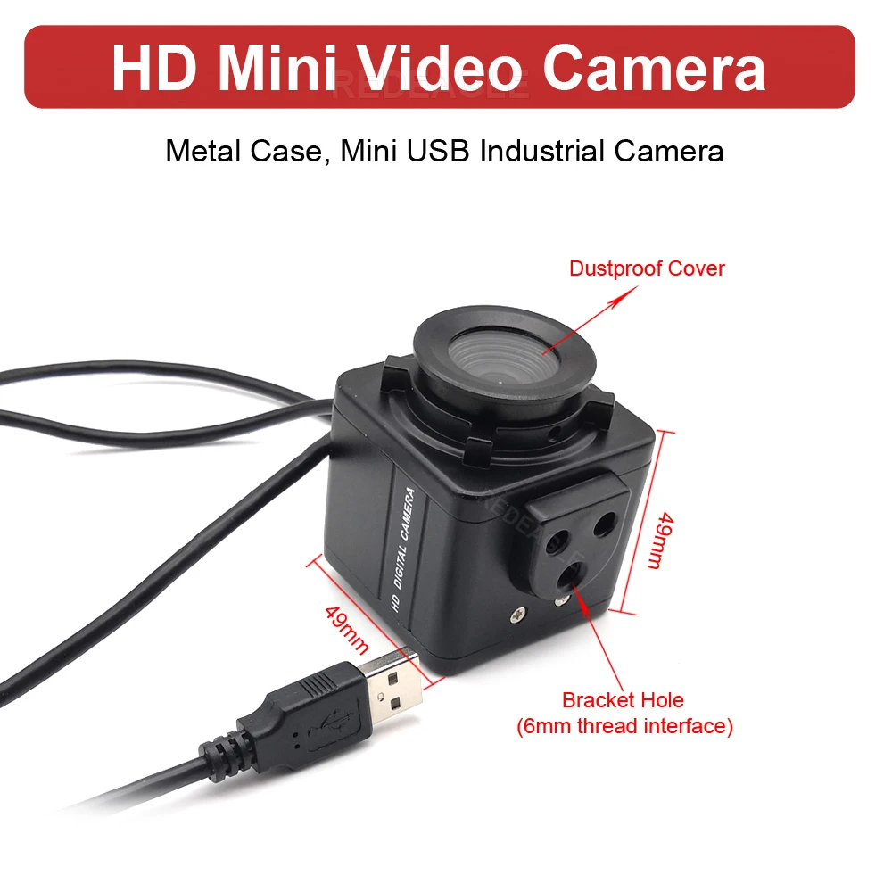 4K IMX179 Webcam Autofocus Conference PC Live Broadcast USB