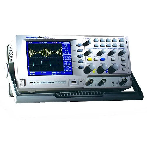 

GDS-1102A-U 100 MHz, 2-Channel, 250 MSa/s Real-Time, 25 GSa/s Equivalent-Time, Digital Storage Oscilloscope