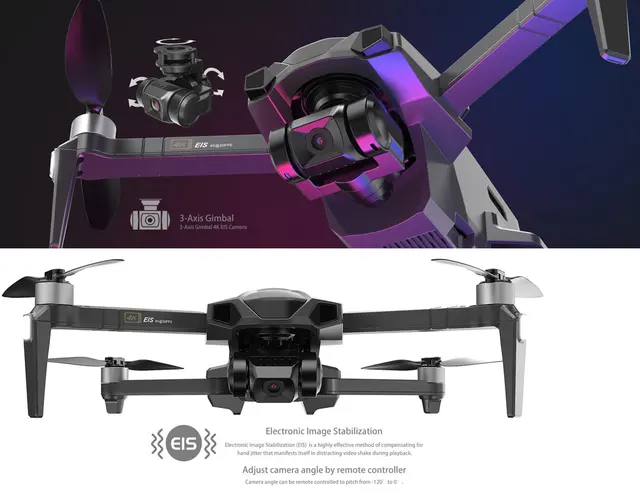 MJX Bugs B18 Pro Drone 4K Professional HD Dual EIS Camera 3 Axis Gimbal GPS 5G WIFI Brushless 3KM Distance Foldable Quadcopter AliExpress